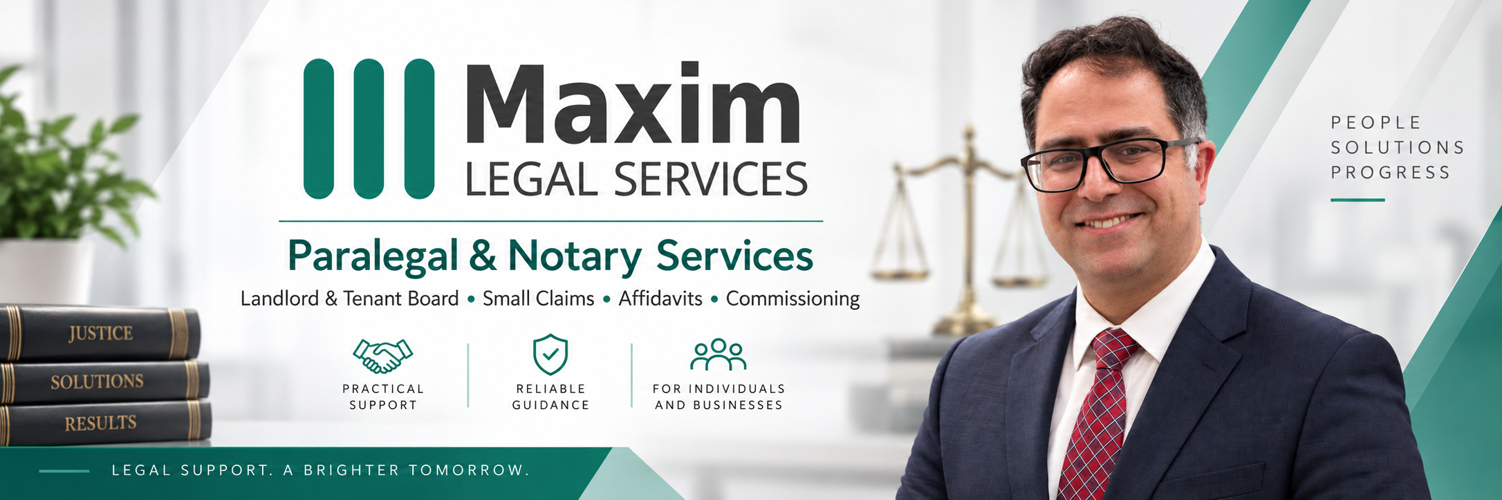 Maxim Legal Services Banner